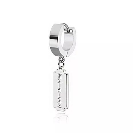 Сережки лезо з лезом чоловічі 1шт