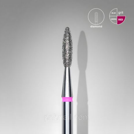 Алмазная фреза ПЛАМЯ 2.1, STALEKS PRO (красная) Алмазная фреза ПЛАМЯ 2.1, STALEKS PRO (красная)