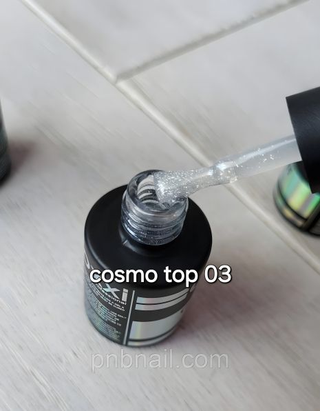 OXXI COSMO TOP 03 (дрібні голографічні блискітки), 10 мл