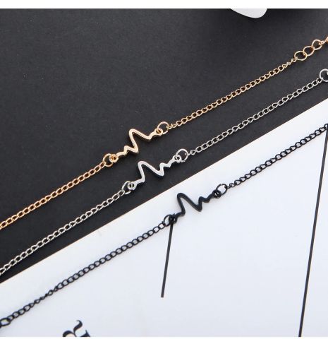 Шикарный браслет с мотивом сердцебиения, кардиограмма ритм сердце Love