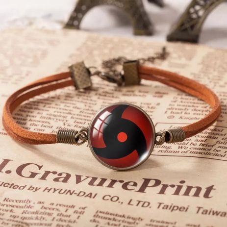 Браслет Naruto шарінган Наруто Sharingan Shippuuden у вигляді квітки очей Аніме амулет талісман