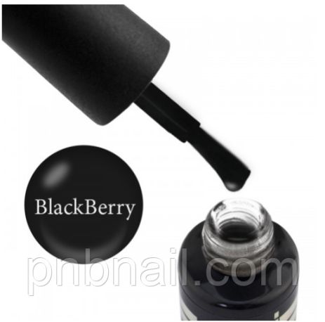 Гель-лак OXXI Professional BLACKBERRY (щільний чорний), 10 мл