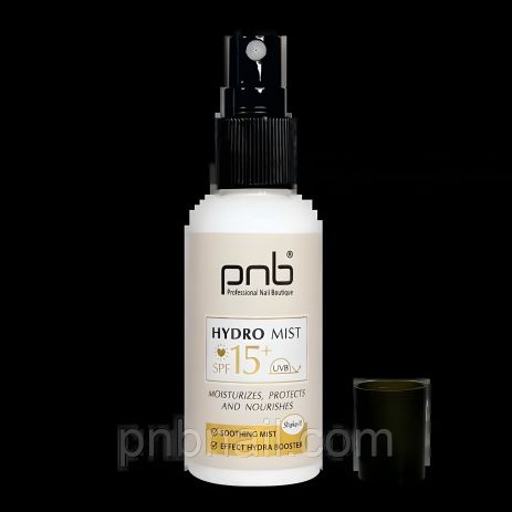 Двофазний зволожуючий спрей для рук і тіла з захисним ефектом Hydro Mist PNB SPF 15+, 50 ml Двофазний зволожуючий спрей для рук і тіла з захисним ефектом Hydro Mist PNB SPF 15+, 50 ml