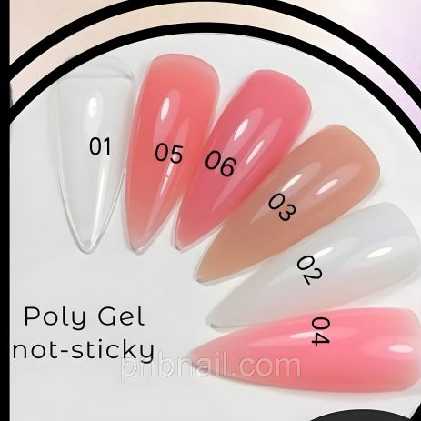 Полигель Oxxi без липкости (жуйка), Poly Gel not sticky, 30 мл (9 цветов) 03