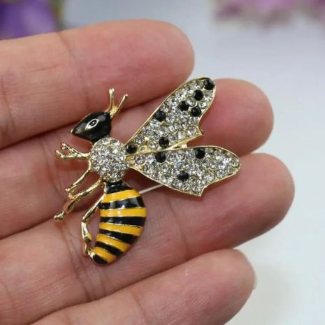 Брошь Bee Пчела шмель шпилька в виде пчелы