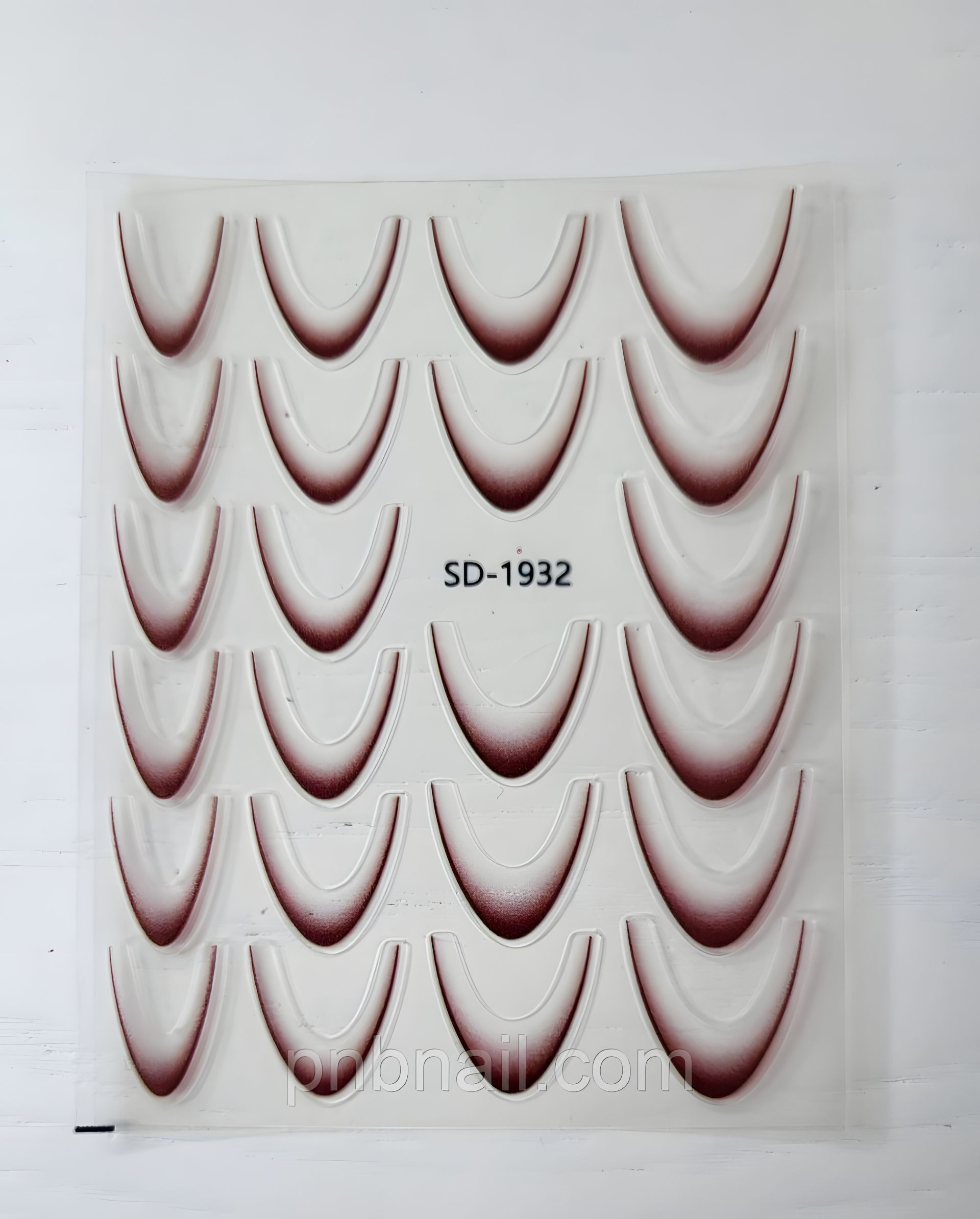 Дизайн-слайдер френч омбре (кольори в асортименті), коричневий Дизайн-слайдер френч омбре (кольори в асортименті), коричневий