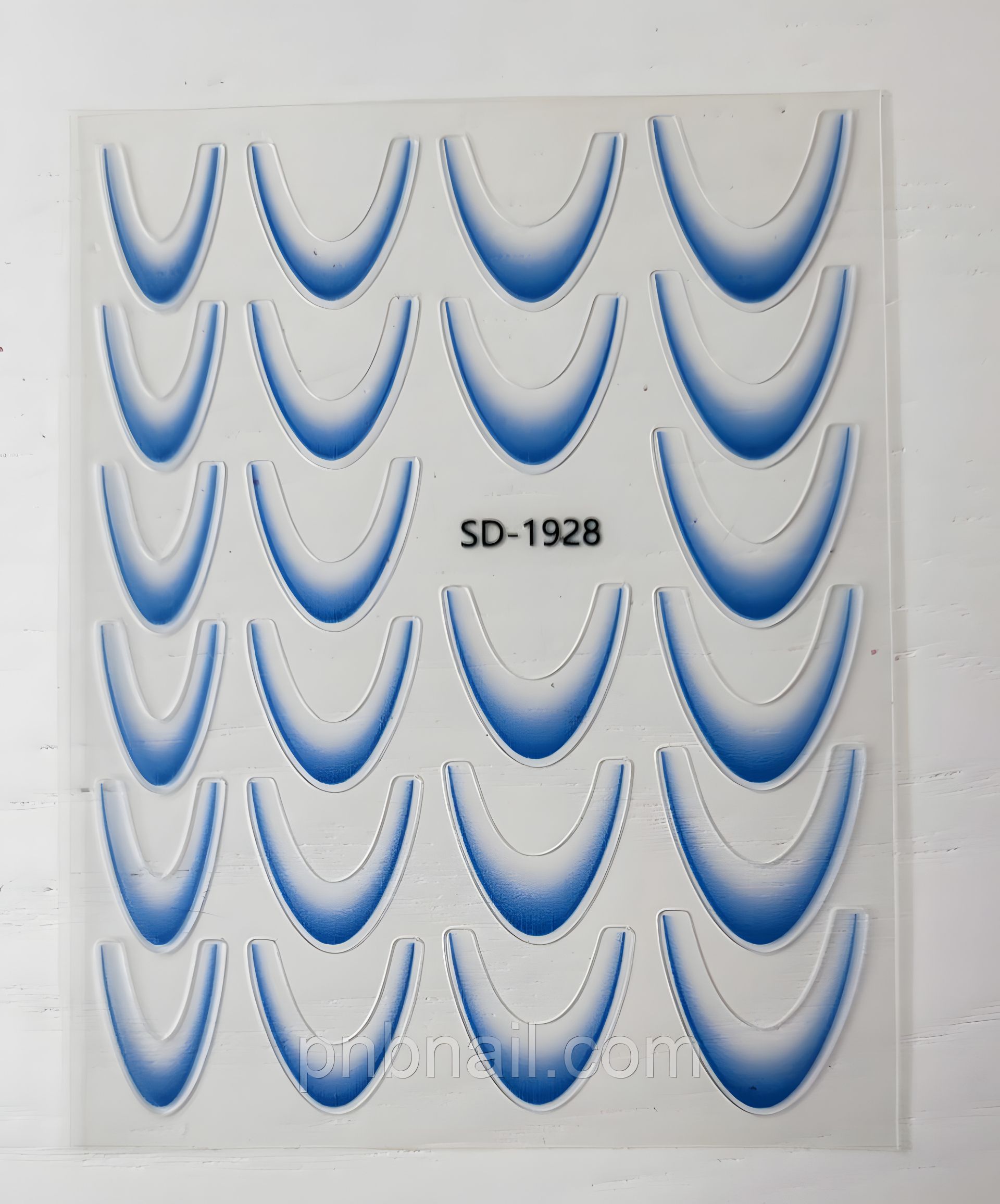 Омбре френч слайдер-дизайн (кольори в асортименті) синій Омбре френч слайдер-дизайн (кольори в асортименті) синій