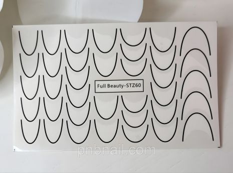Френч (чорного кольору) слайдер-дизайн