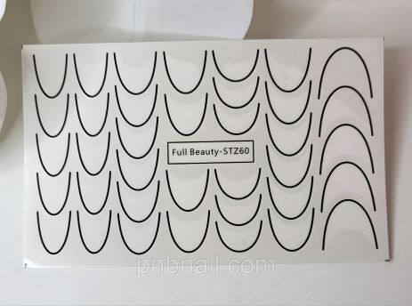 Френч (чорного кольору) слайдер-дизайн Френч (чорного кольору) слайдер-дизайн