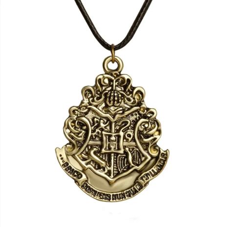 Подвеска кулон факультеты Хогвартса герб из фильма Гарри Поттер