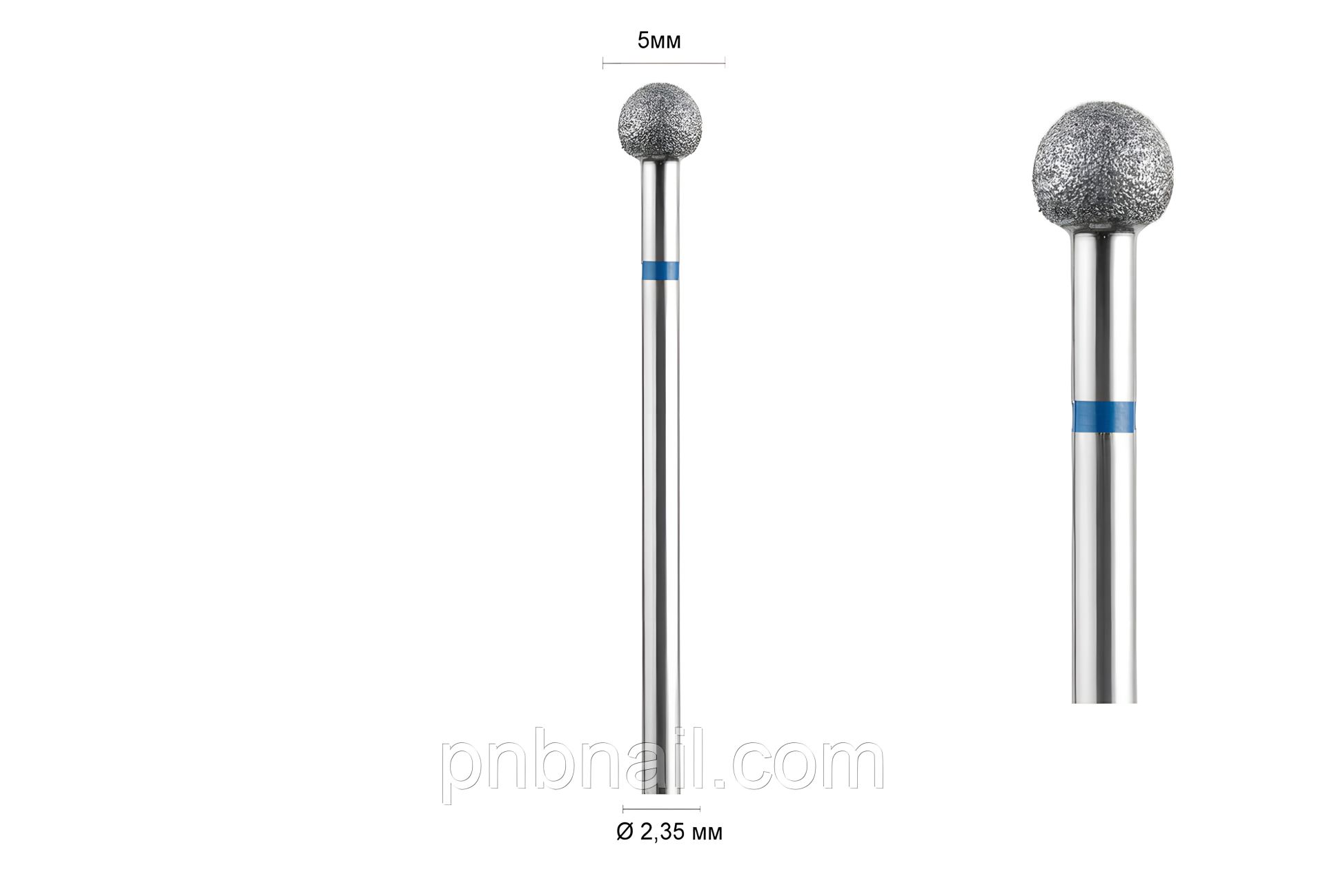 Алмазна фреза 001 у формі кулі, синя DLX (розміри: 014, 025, 031, 033, 040, 050) 050 синя Алмазна фреза 001 у формі кулі, синя DLX (розміри: 014, 025, 031, 033, 040, 050) 050 синя