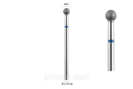 Алмазна фреза 001 Куля синя DLX (розміри- 014,025,031,033,040,050) 040 синя Алмазна фреза 001 Куля синя DLX (розміри- 014,025,031,033,040,050) 040 синя