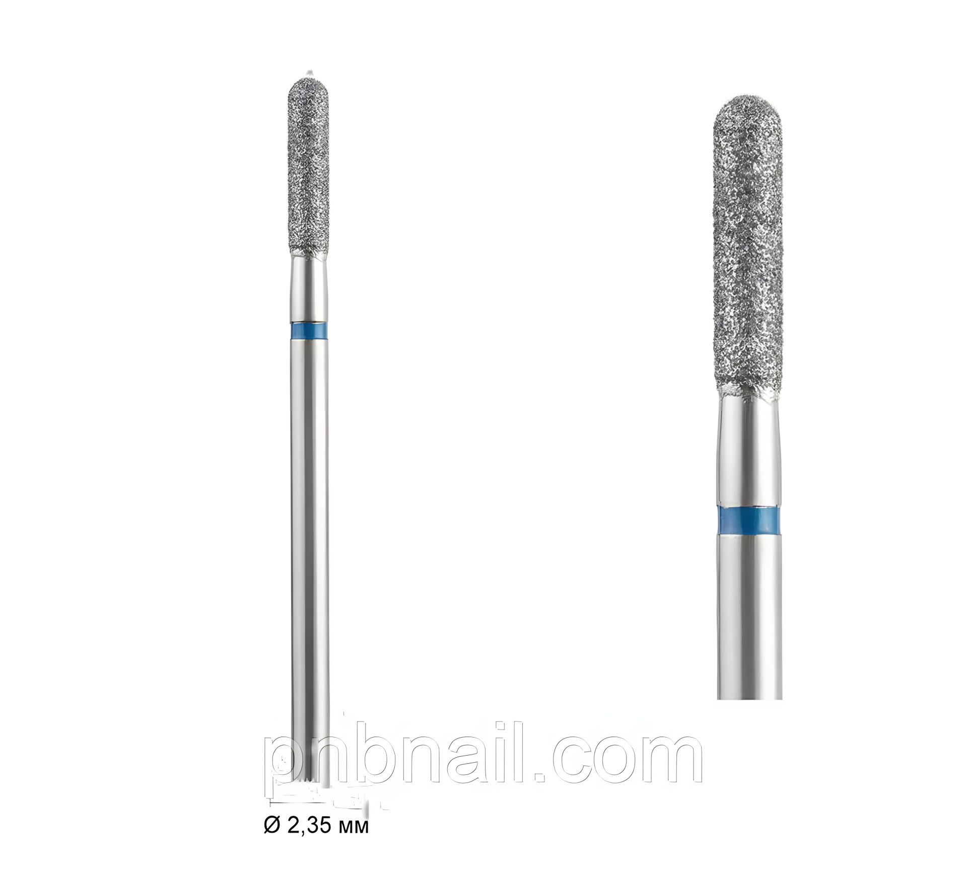 Алмазная фреза 141 (Циліндр закруглений) DLX / синяя 033 Алмазная фреза 141 (Циліндр закруглений) DLX / синяя 033