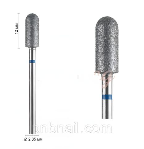 Алмазна фреза (конус закруглений) 199 DLX / синя 033 Алмазна фреза (конус закруглений) 199 DLX / синя 033