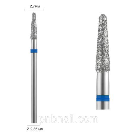 Алмазна фреза 199 (Конус закруглений) DLX / синя 027 Алмазна фреза 199 (Конус закруглений) DLX / синя 027