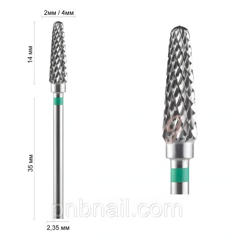 Зелена конусна фреза 41240 DLX Зелена конусна фреза 41240 DLX