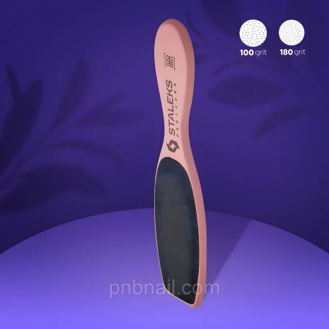 Пилка для ніг дерев'яна педикюрна Staleks Beauty & Care 20 Type 3 (100/180)