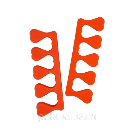 Розпірки для пальців ніг, 1 пара, червоні