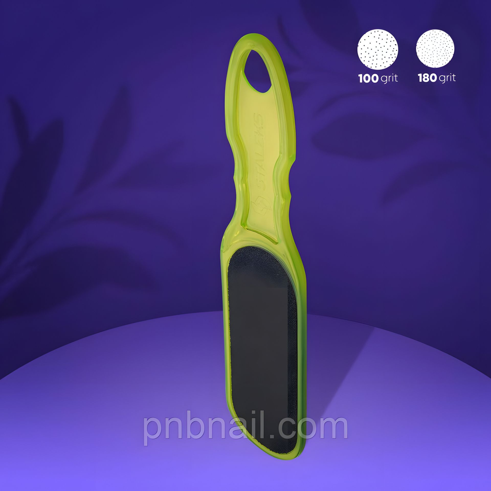 Пластиковая терка для стоп CLASSIC 10 салатового цвета 100/180 Пластиковая терка для стоп CLASSIC 10 салатового цвета 100/180