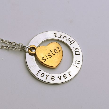 Подвеска sister I Love You To The Moon And Back кулон для друзей сестры