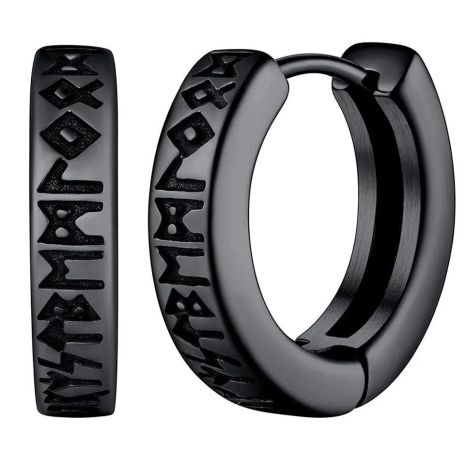 Серьги скандинавские руны викингов 1шт Вегвизир Vegvisir