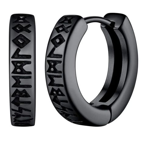 Сережки скандинавські руни вікінгів 1шт Вегвізір Vegvisir