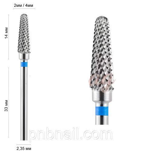 DLX Фреза 41240 конус синя DLX Фреза 41240 конус синя