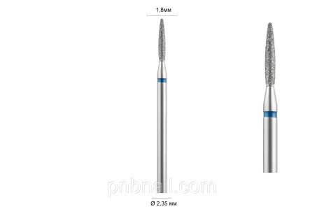 Алмазна фреза 244 синя "Полум'я безпечне", DLX 018