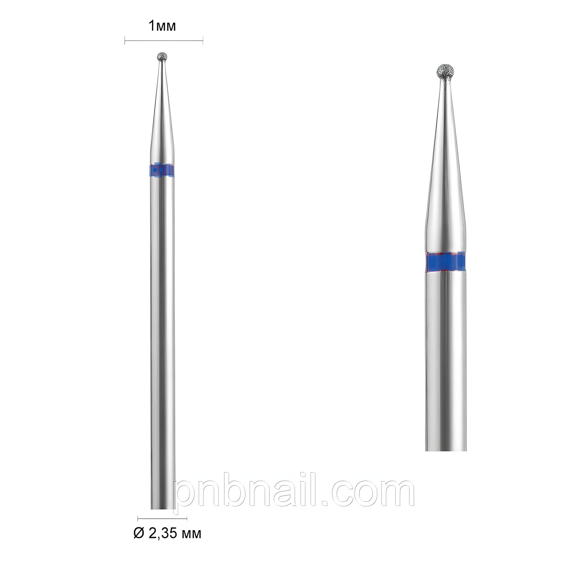 Алмазна фреза Куля 001 синя DLX (розміри- 014,025,031,033,040,050) 014 синя Алмазна фреза Куля 001 синя DLX (розміри- 014,025,031,033,040,050) 014 синя