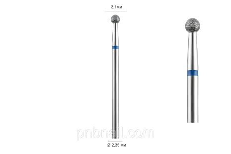 Алмазная фреза 001 синяя, размеры- 014,025,031,033,040,050 (031)