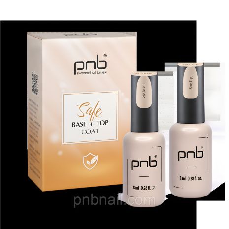 Набір - безпечне покриття - База + Топ PNB / Safe Base + Top Coat Set Набір - безпечне покриття - База + Топ PNB / Safe Base + Top Coat Set