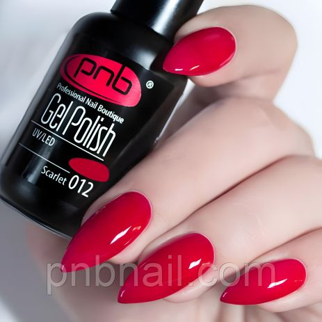 Scarlet гель-лак PNB 012, 8мл, 4мл 4