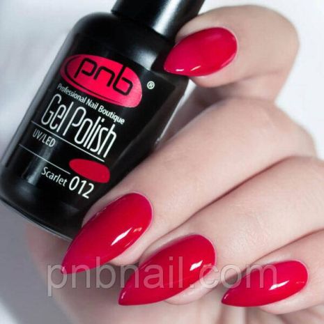 Гель-лак PNB 012 Scarlet/8 мл, 4 мл 4