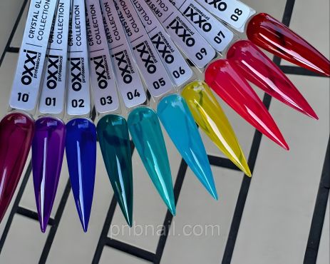 Гель-лак вітражний OXXI Crystal Glass / 10 мл Гель-лак вітражний OXXI Crystal Glass / 10 мл