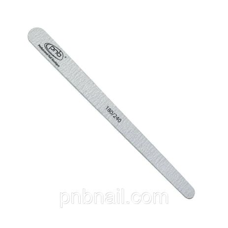 Пилка для нігтів PNB 180/240 Grey Wood, каплеподібна