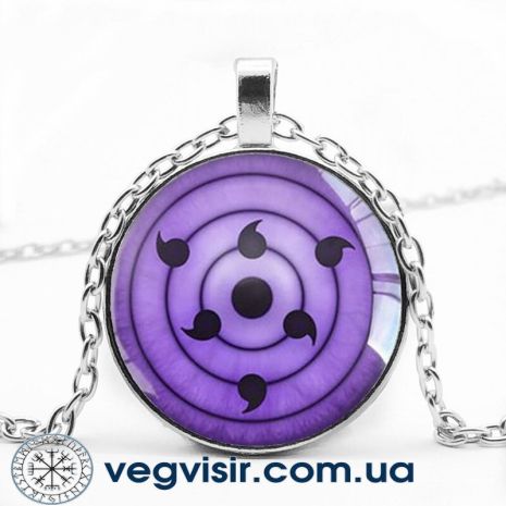 Кулон подвеска Наруто Sharingan Shippuuden в виде глаз Аниме амулет талисман Naruto