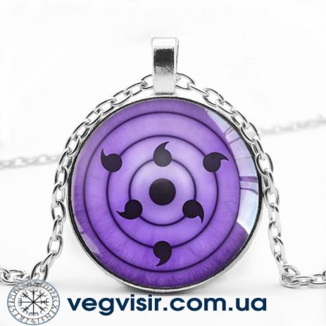 Кулон підвіска Наруто Sharingan Shippuuden у вигляді очей Аніме амулет талісман Naruto