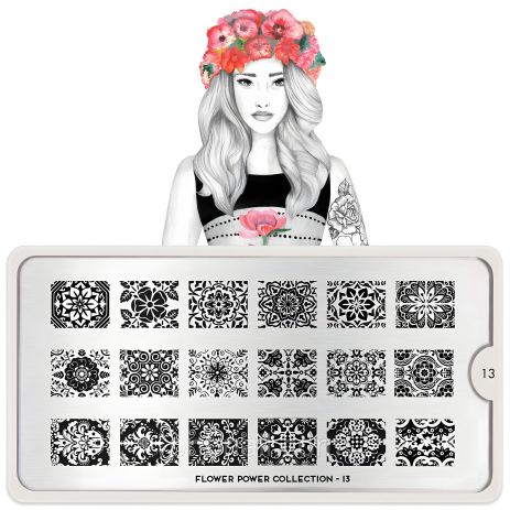 Пластина для стемпінгу Flower Power 13, MoYou London