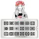 Пластина для стемпинга MoYou London - Flower Power 13 дизайн