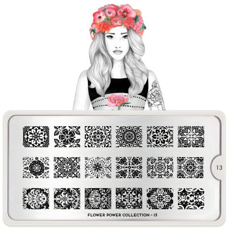 Пластина для стемпінгу Flower Power 13, MoYou London