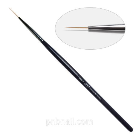 2D: Пензель для дизайну круглий 000-s PNB, нейлон/Nail Art Brush round 000-s, nylon