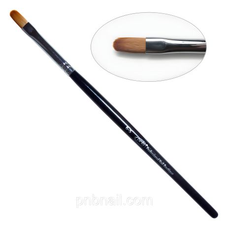 Пензель для гелю PNB овальний 6-s, нейлон/Gel Brush oval 6-s, nylon 2G Пензель для гелю PNB овальний 6-s, нейлон/Gel Brush oval 6-s, nylon 2G