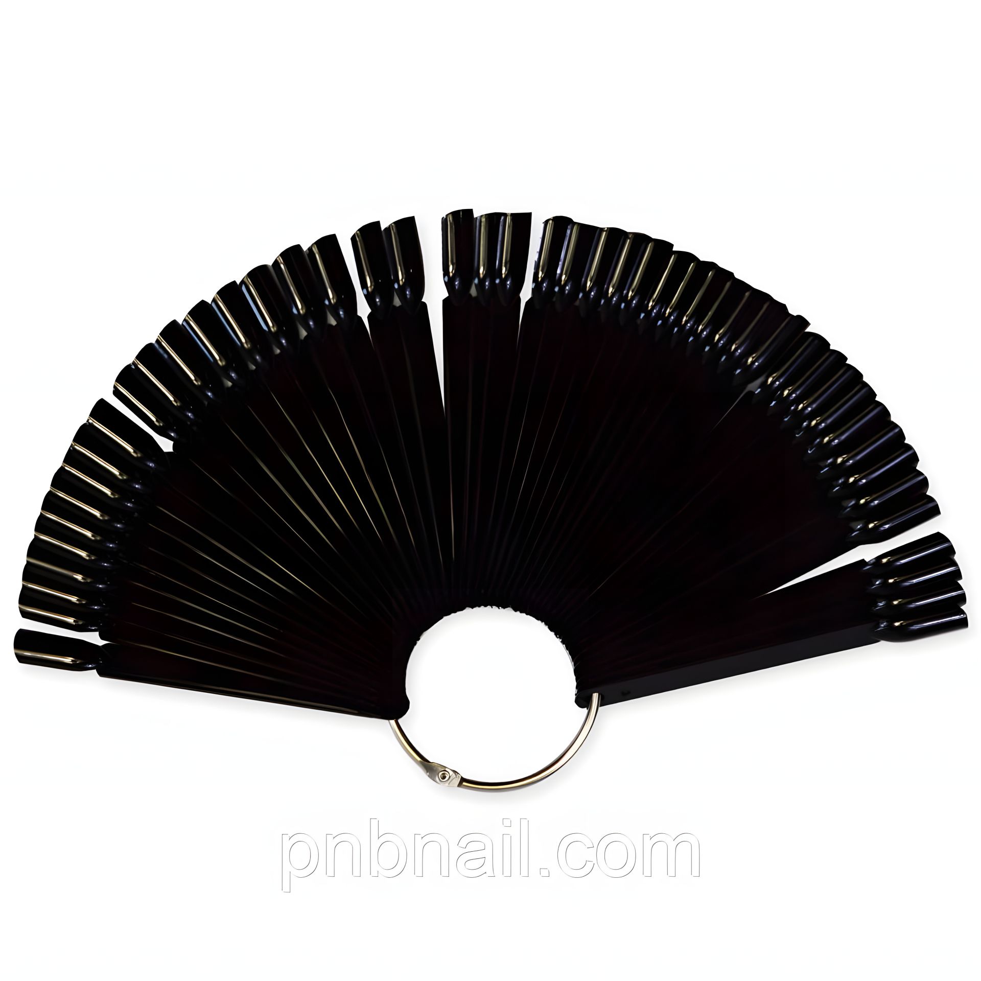 Квадратні типси на кільці чорні (палітра віяло) / 50 шт. Квадратні типси на кільці чорні (палітра віяло) / 50 шт.