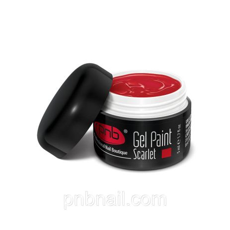 UV/LED Gel Paint 04 Scarlet PNB, 5 ml UV/LED Gel Paint 04 Scarlet PNB, 5 ml