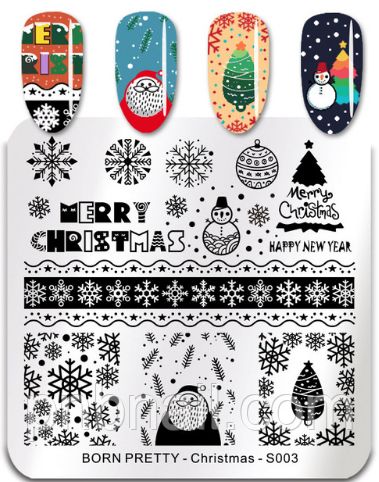 BORN PRETTY Christmas S003