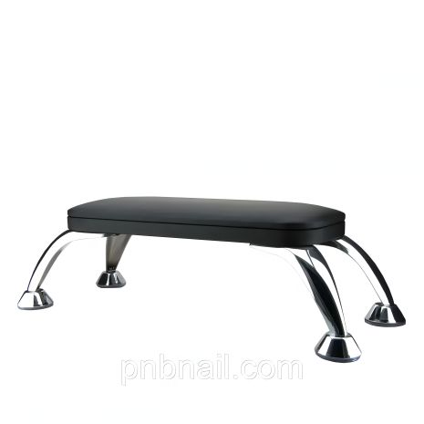 Маникюрный подлокотник на хромированных ножках (черный)