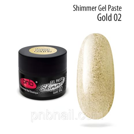 УФ/ЛЕД гель-паста Shimmer PNB 02 Золото / 5 мл УФ/ЛЕД гель-паста Shimmer PNB 02 Золото / 5 мл