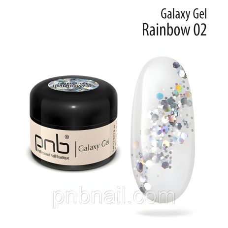 UV/LED GALAXY GEL 02 Rainbow, 5 ml UV/LED GALAXY GEL 02 Rainbow, 5 ml