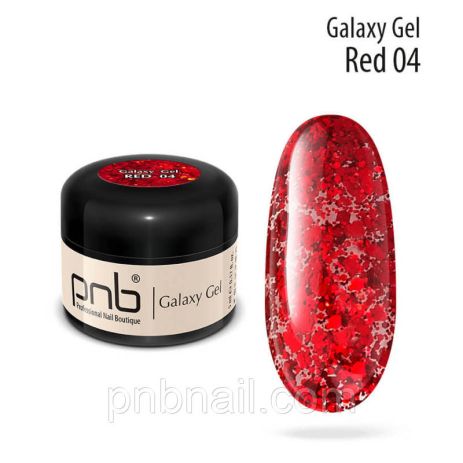 UV/LED GALAXY GEL 04 Red, 5 ml