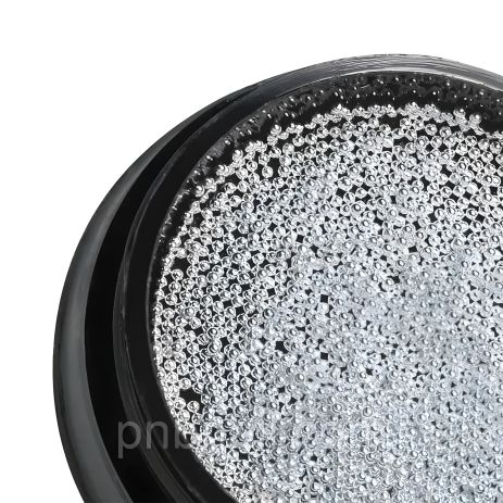 Металеві бульонки / Metal Beads PNB Silver / 0,6 мм